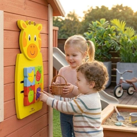 Drewniana Sensoryczna Tablica manipulacyjna Żyrafa Viga Toys