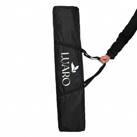 Pawilon ogrodowy LUARO namiot imprezowy handlowy altana 295x305 cm czarny