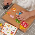 Przybijanka Drewniana Farma Viga Toys Korkowa Tablica