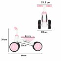 Rowerek biegowy Trike Fix Tiny V2 rower jeździk różowy