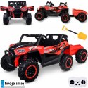 Auto na akumulator dla dziecka dwuosobowy BUGGY 4x4 przyczepa PA0342