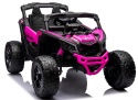 Can Am Maverick RÓŻOWY 4x4 4x200 WAT Auto na akumulator EVA SKÓRA Pilot Aku LI-ON
