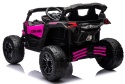 Can Am Maverick RÓŻOWY 4x4 4x200 WAT Auto na akumulator EVA SKÓRA Pilot Aku LI-ON