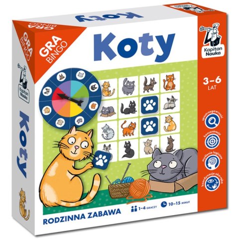 Kapitan Nauka Gra bingo KOTY - rodzinna zabawa GR0909