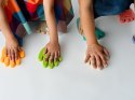 Mom's Care Ścieżka sensoryczna - zestaw dłonie i stopy z kartami ruchowymi ZA6649