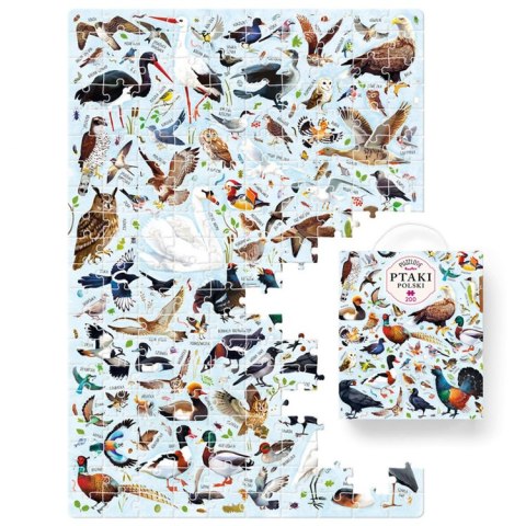 CzuCzu Puzzlove Puzzle Ptaki Polski 200 elementów ZA6668