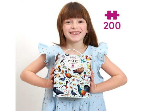 CzuCzu Puzzlove Puzzle Ptaki Polski 200 elementów ZA6668