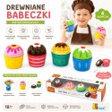 Viga Drewniane Ciasteczka Babeczki 6 szt