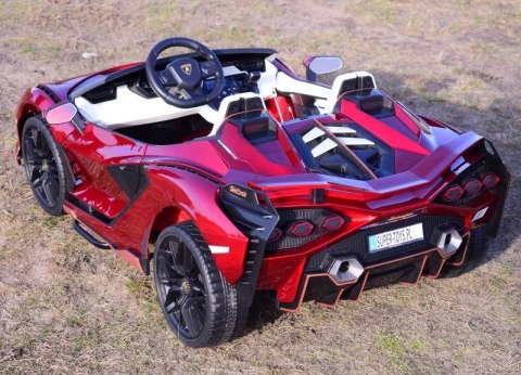 ORYGINALNE LAMBORGHINI SIAN NA AKUMULATOR, WERSJA Z MIEJSCEM DLA RODZICA/QLS6988