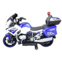 OLBRZYMI SUPER MOTOR ŚCIGACZ POLICYJNY,MIĘKKIE KOŁA, MIĘKKIE SIEDZENIE, GAZ W RĄCZCE, HAMULEC /MH888