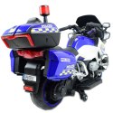 OLBRZYMI SUPER MOTOR ŚCIGACZ POLICYJNY,MIĘKKIE KOŁA, MIĘKKIE SIEDZENIE, GAZ W RĄCZCE, HAMULEC /MH888