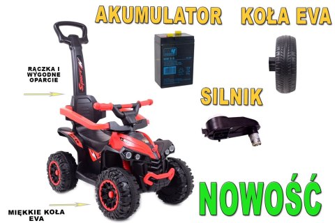 QUAD na akumulator, jeździk, odpychacz, pchacz - pojazd wielofunkcyjny/921A