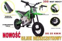 REWELACYJNY MOTOR CROSSOWY SPEED POMPOWANE KOŁA, STALOWA RAMA 36V/A9901
