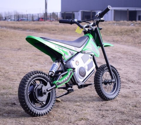 REWELACYJNY MOTOR CROSSOWY SPEED POMPOWANE KOŁA, STALOWA RAMA 36V/A9901