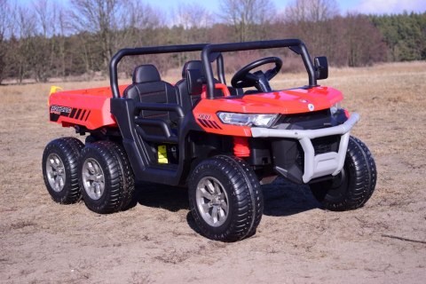 BUGGY 6 KOŁOWY DLA 2 DZIECI, ELEKTRYCZNA WYWROTKA, MIĘKKIE KOŁA, MIĘKKIE SIEDZENIE, 400 WAT/XMX623B