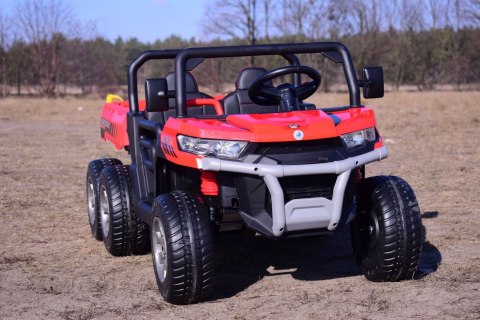 BUGGY 6 KOŁOWY DLA 2 DZIECI, ELEKTRYCZNA WYWROTKA, MIĘKKIE KOŁA, MIĘKKIE SIEDZENIE, 400 WAT/XMX623B