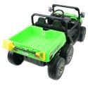 BUGGY 6 KOŁOWY DLA 2 DZIECI, ELEKTRYCZNA WYWROTKA, MIĘKKIE KOŁA, MIĘKKIE SIEDZENIE, 400 WAT/XMX623B