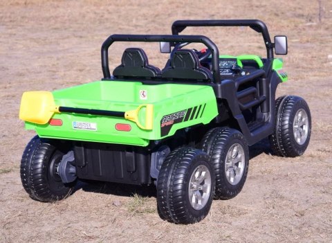 BUGGY 6 KOŁOWY DLA 2 DZIECI, ELEKTRYCZNA WYWROTKA, MIĘKKIE KOŁA, MIĘKKIE SIEDZENIE, 400 WAT/XMX623B