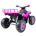 DUŻY QUAD N AKUMULATOR ADVENTURE, MIĘKKIE KOŁA, MIĘKKIE SIEDZENIE,PILOT/GTS1199