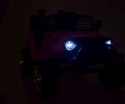 JEEP NA AKUMULATOR "JK OFF ROAD", MIĘKKIE KOŁA, MIĘKKIE SIEDZENIE/LL555