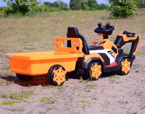 KOPARKA NA AKUMULATOR Z PRZYCZEPĄ, PEŁNA ELEKTRUKA/XZ219