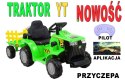 Super traktor z przyczepą, sterowanie pilotem/aplikacja/ YT1166