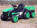 WIELKI TRAKTOR NA AKUMULATOR Z PRZYCZEPĄ "POWER 06", MIĘKKIE SIEDZENIE/WH-777