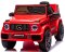Mercedes AMG G63 4x4 czerwony Piankowe koła Eva, miękki fotelik Licencja LION