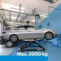 Podnośnik warsztatowy uchylny mobilny samochodowy do 2000kg BITUXX wahadłowy