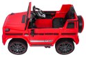 Pojazd Mercedes G63 AMG LIFT Czerwony