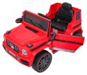 Pojazd Mercedes G63 AMG LIFT Czerwony