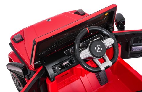 Pojazd Mercedes G63 AMG LIFT Czerwony
