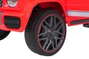 Pojazd Mercedes G63 AMG LIFT Czerwony