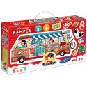 CzuCzu Moto Puzzle Kamper Edukacyjne Puzzle dla Dzieci 45 el. Za6686