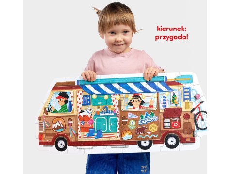 CzuCzu Moto Puzzle Kamper Edukacyjne Puzzle dla Dzieci 45 el. Za6686