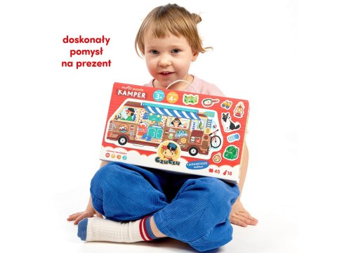 CzuCzu Moto Puzzle Kamper Edukacyjne Puzzle dla Dzieci 45 el. Za6686