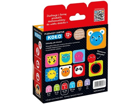 CzuCzu Pierwszy sorter Koło - puzzle 16 elementów ZA6674