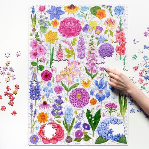 CzuCzu Puzzlove Puzzle Kwiaty ogrodowe 1000 elementów ZA6689