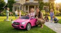 Mercedes SL500 Auto na akumulator dla dzieci Koła EVA Skóra Różowy