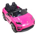 Oryginalne Porsche Macan na akumulator dla dziewczynki różowe/DK666