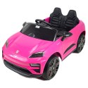 Oryginalne Porsche Macan na akumulator dla dziewczynki różowe/DK666