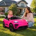 Oryginalne Porsche Macan na akumulator dla dziewczynki różowe/DK666
