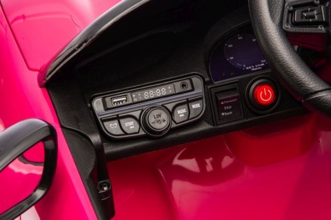 Oryginalne Porsche Macan na akumulator dla dziewczynki różowe/DK666