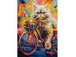 Puzzle 500-elementów Kitten's Floral Ride B-54015