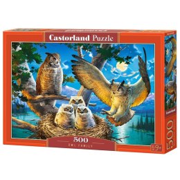 Puzzle 500-elementów Owl Family B-53322