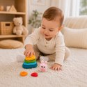 WOOPIE BABY Piramidka Sensoryczna Wieża Sorter Króliczek 6m+