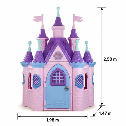 Feber Ogromny Pałac Księżniczki Domek Ogrodowy Super Palace