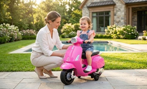 Pierwszy skuter na akumulator dla dziecka Vespa, licencja