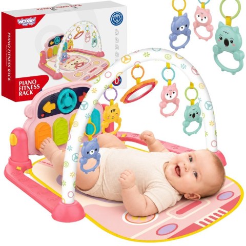 WOOPIE BABY Mata Edukacyjna Interaktywna Pianinko dla Niemowląt 3w1
