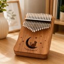 Kalimba 17 Klawiszy Drewniany Instrument Muzyczny Akcesoria Woreczek